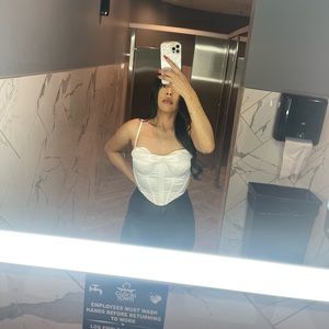 Satin Crop Top